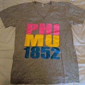 New Phi Mu V-Neck